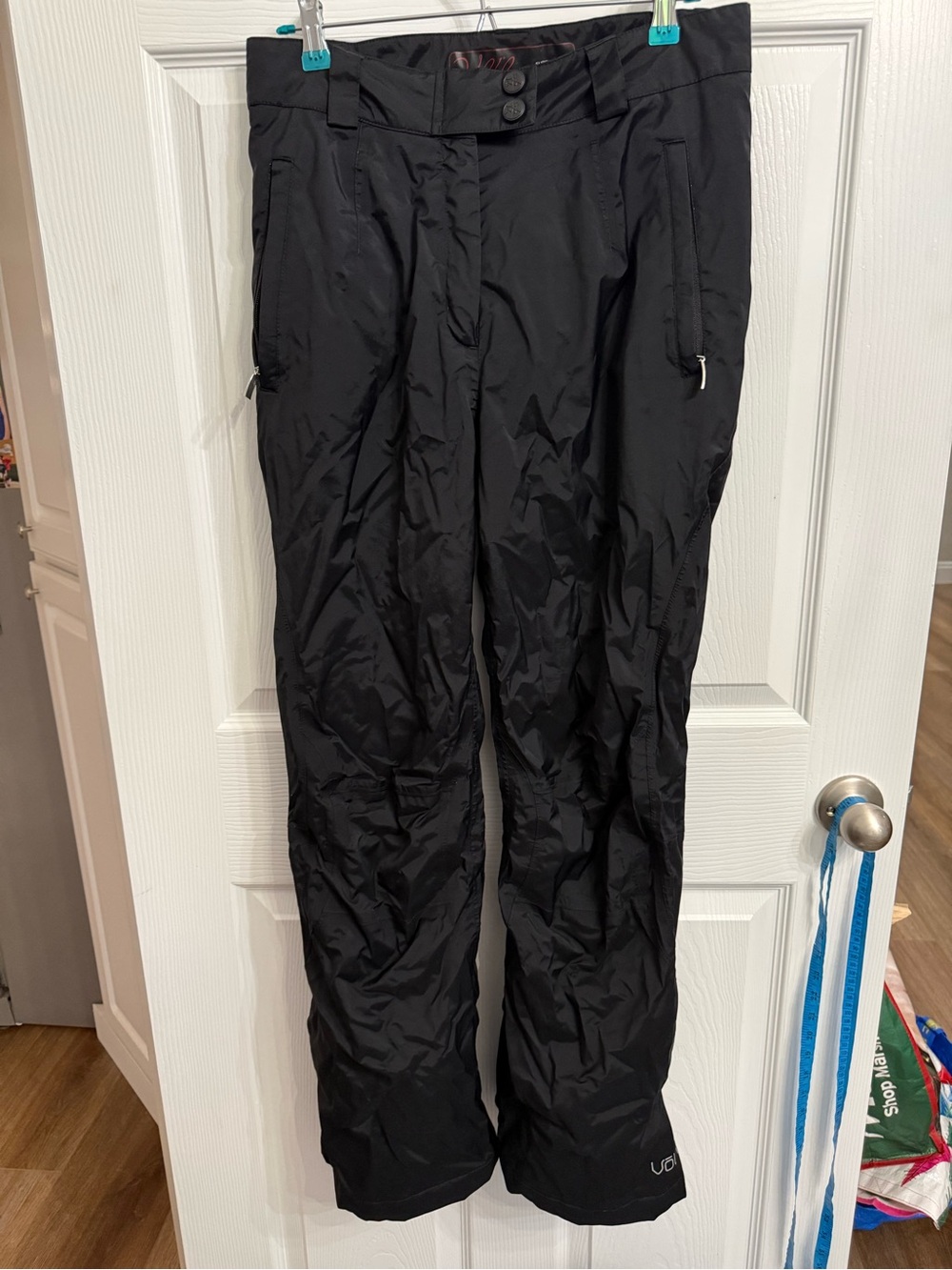 Volkl Women’s Black Insulated Ski Snow Pants Size 12 Waterproof Winter 42
